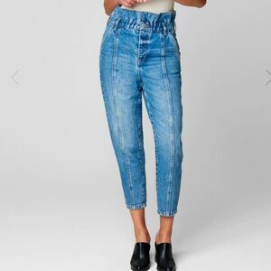 Blank NYC paper bag high waist jeans